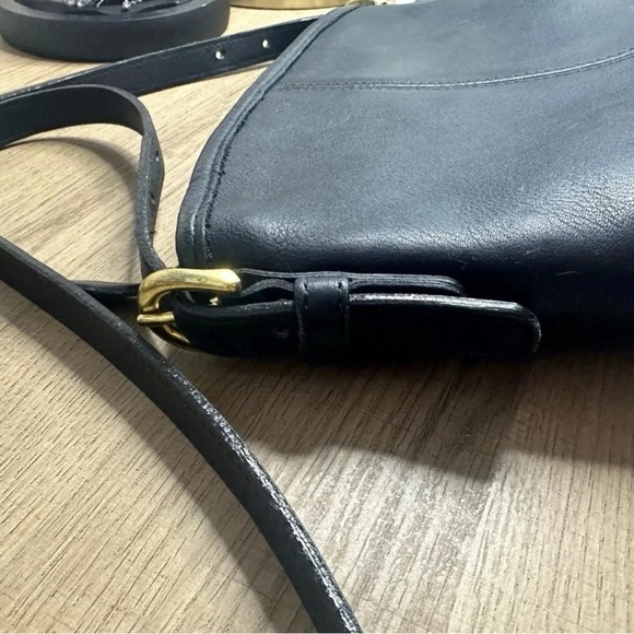 Vintage Coach Soho Mini Basket vintage 4107 Black Leather Crossbody - Picture 9 of 14
